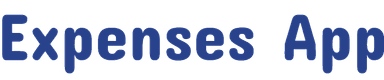 Expenses app title